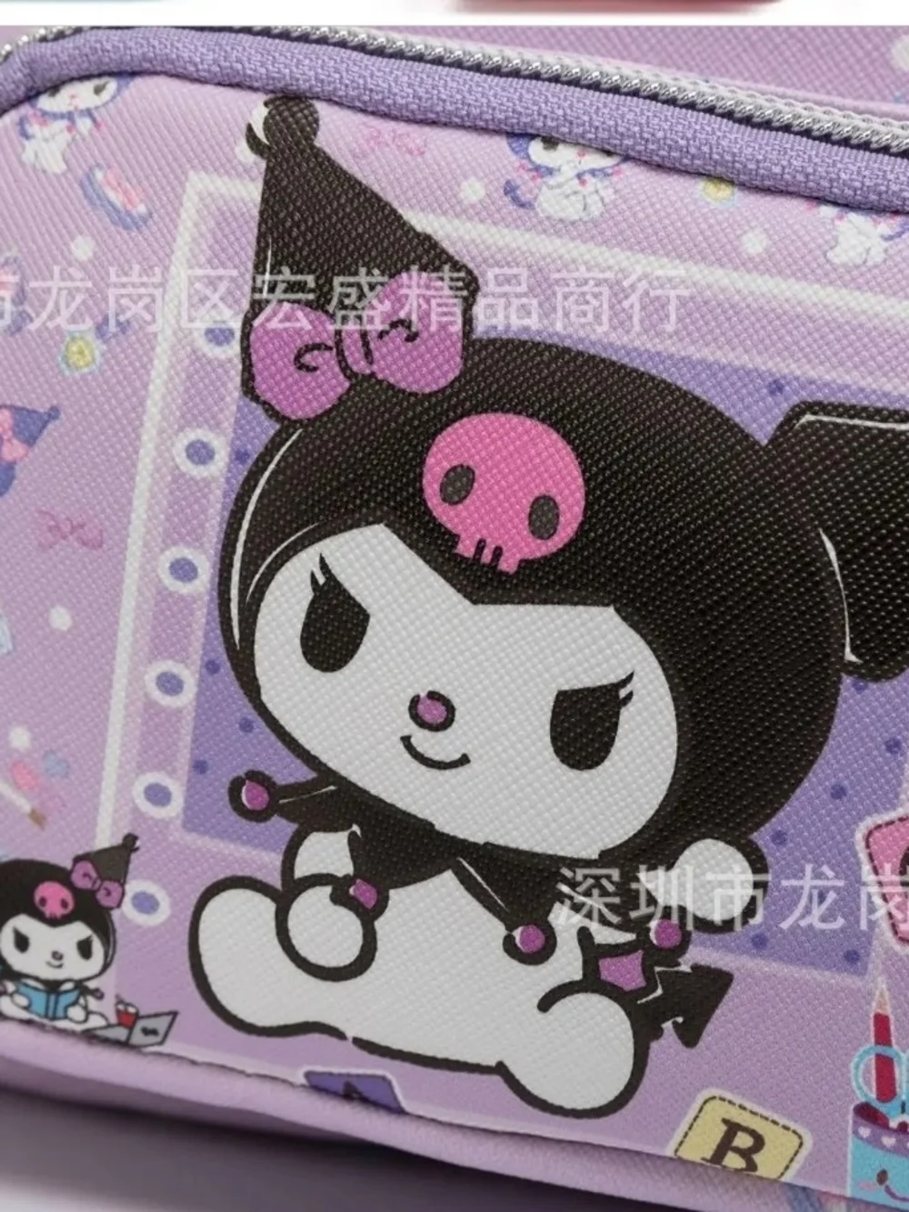 Cute Sanrio Hello Kitty Leather Women'S Messenger Bag Cartoon Kuromi Melody